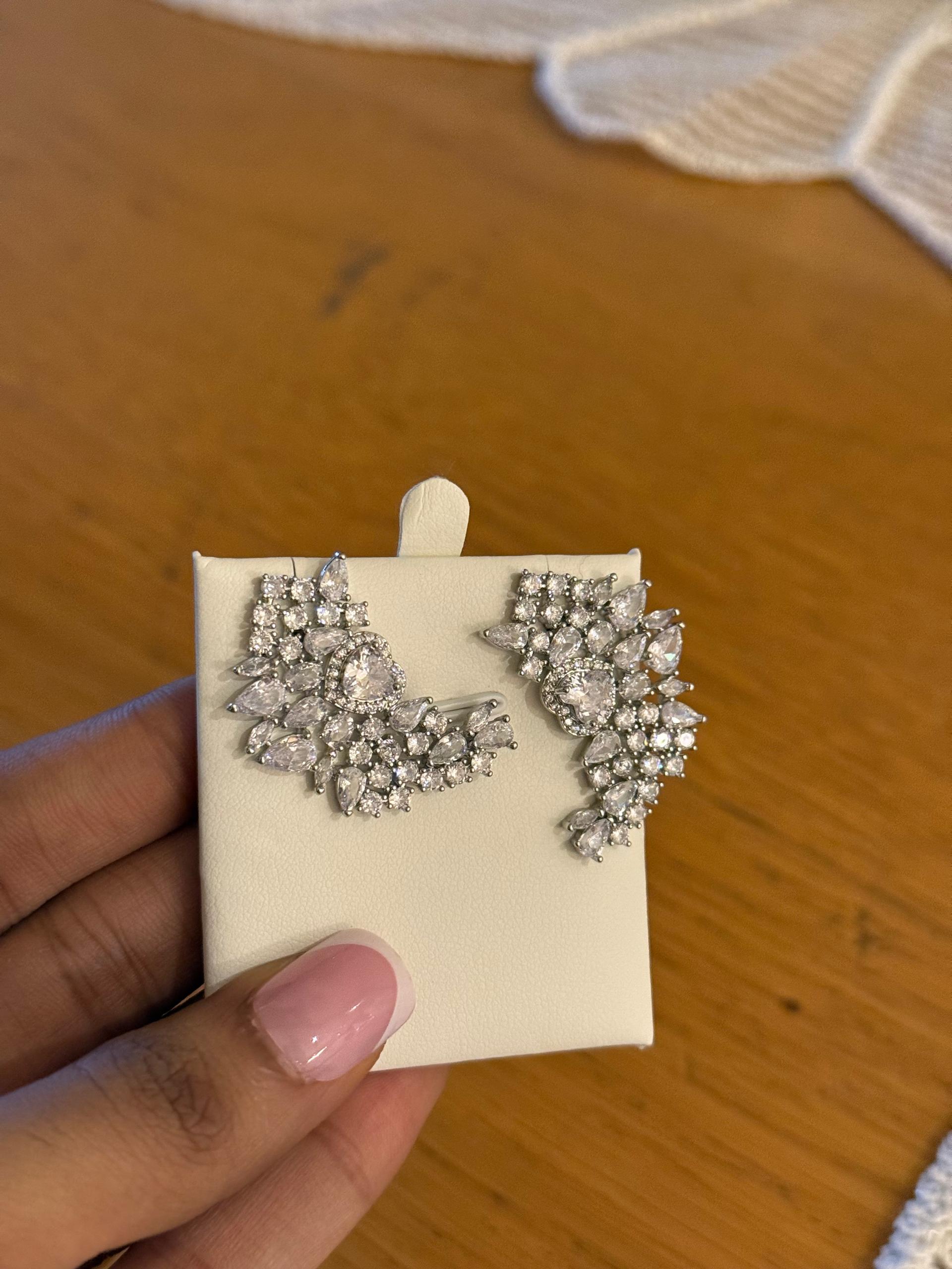 Zirconia earring